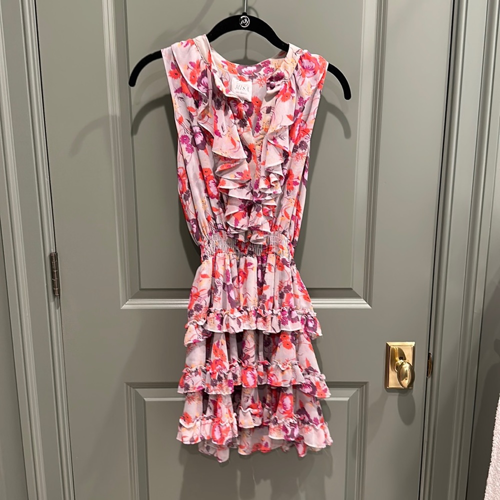 Pink Floral Misa Dress Size XS